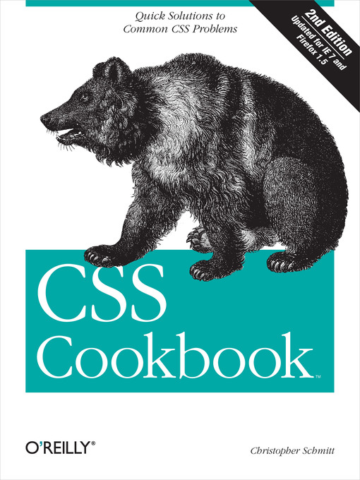 Title details for CSS Cookbook by Christopher Schmitt - Available